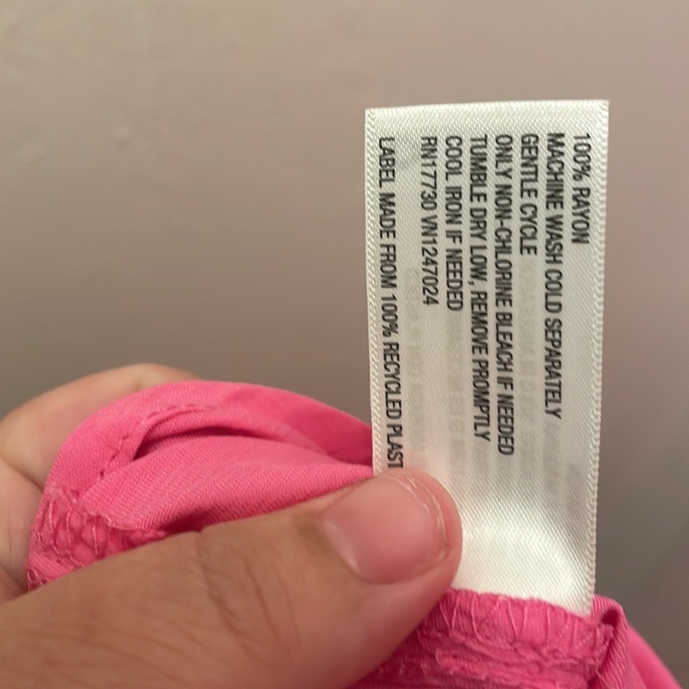 A New Day maxi minimal dress in hot pink size Medium - Picture 5 of 12